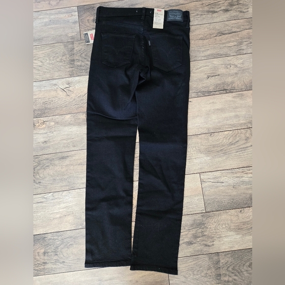 Levi's 312 Shaping Slim Mid Rise Tummy Slimming Women's Black Jeans Size 27 New - Picture 2 of 13